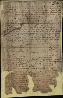 Image of the Will of Robert Shell of Berwick-upon-Tweed, gunner. Ref: DPRI/1/1549/S5/1