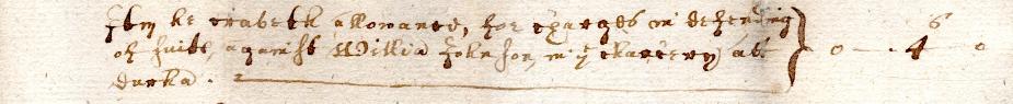 Image of an excerpt from the 1630 account of Marmaduke Midleton of Middleton St George [Ref: DPRI/1/1630/M6/2].